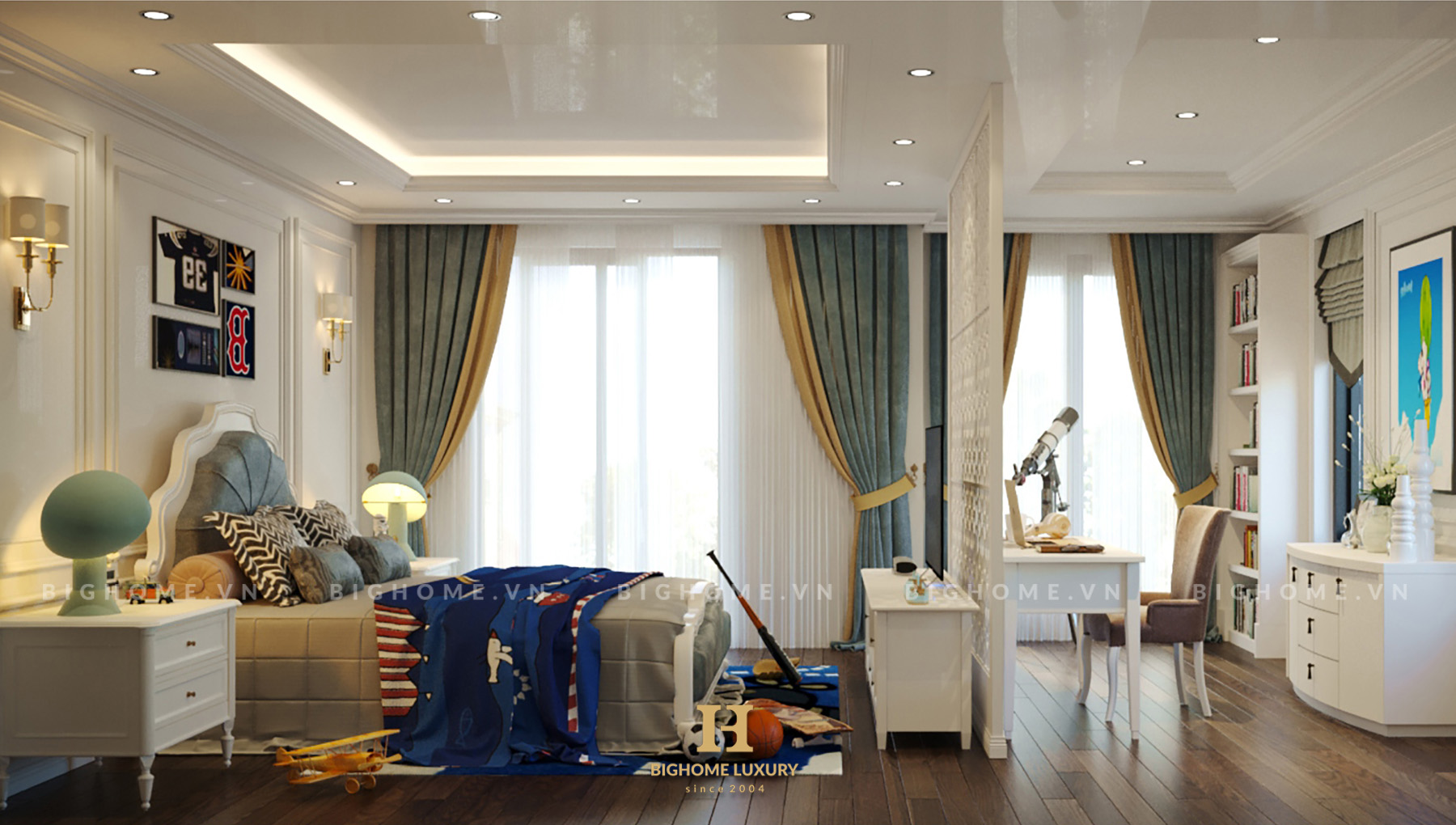 Không gian đồ nội thất Luxury nhà anh Hạnh