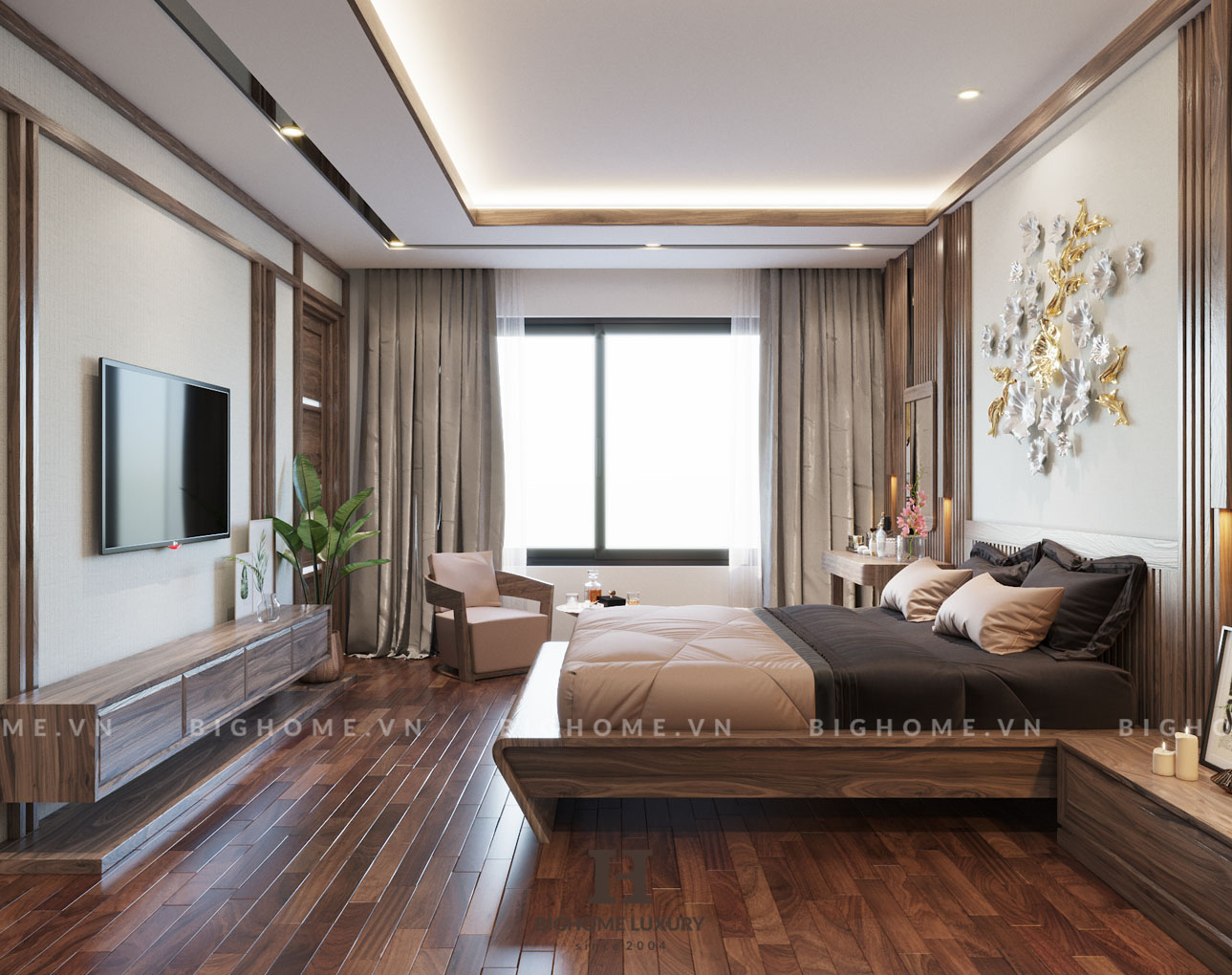 Phòng ngủ đẹp - Thiết kế nội thất Phòng ngủ đẹp tại Hà Nội
