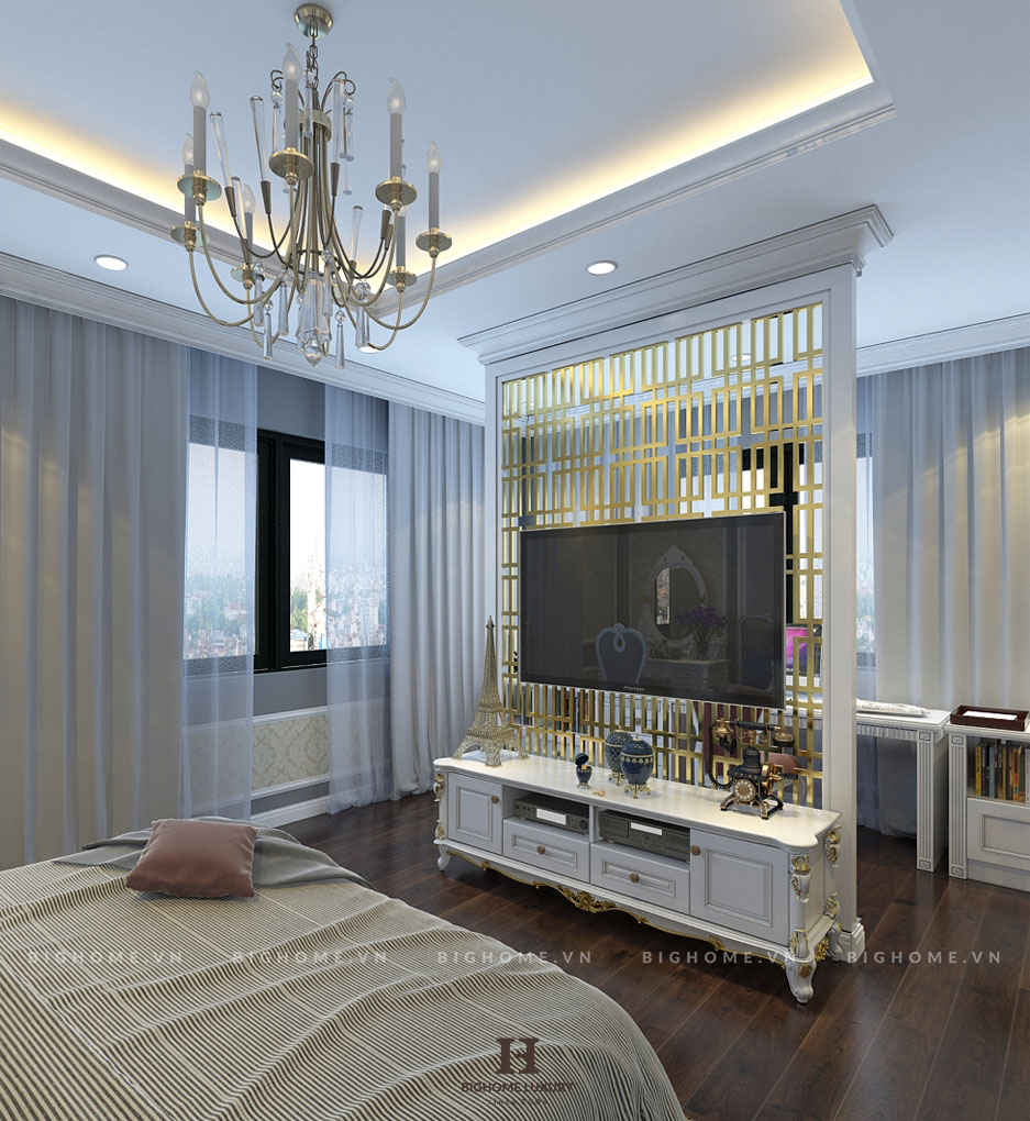 Trang trí nội thất phong cách luxury nhà anh Toàn