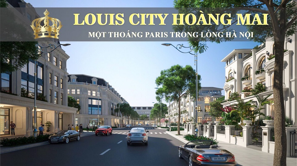 Khám phá biệt thự Louis City Hoàng Mai 2023