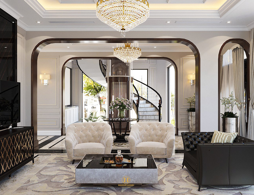 Tìm hiểu nội thất phong cách luxury tại Louis Tân Mai