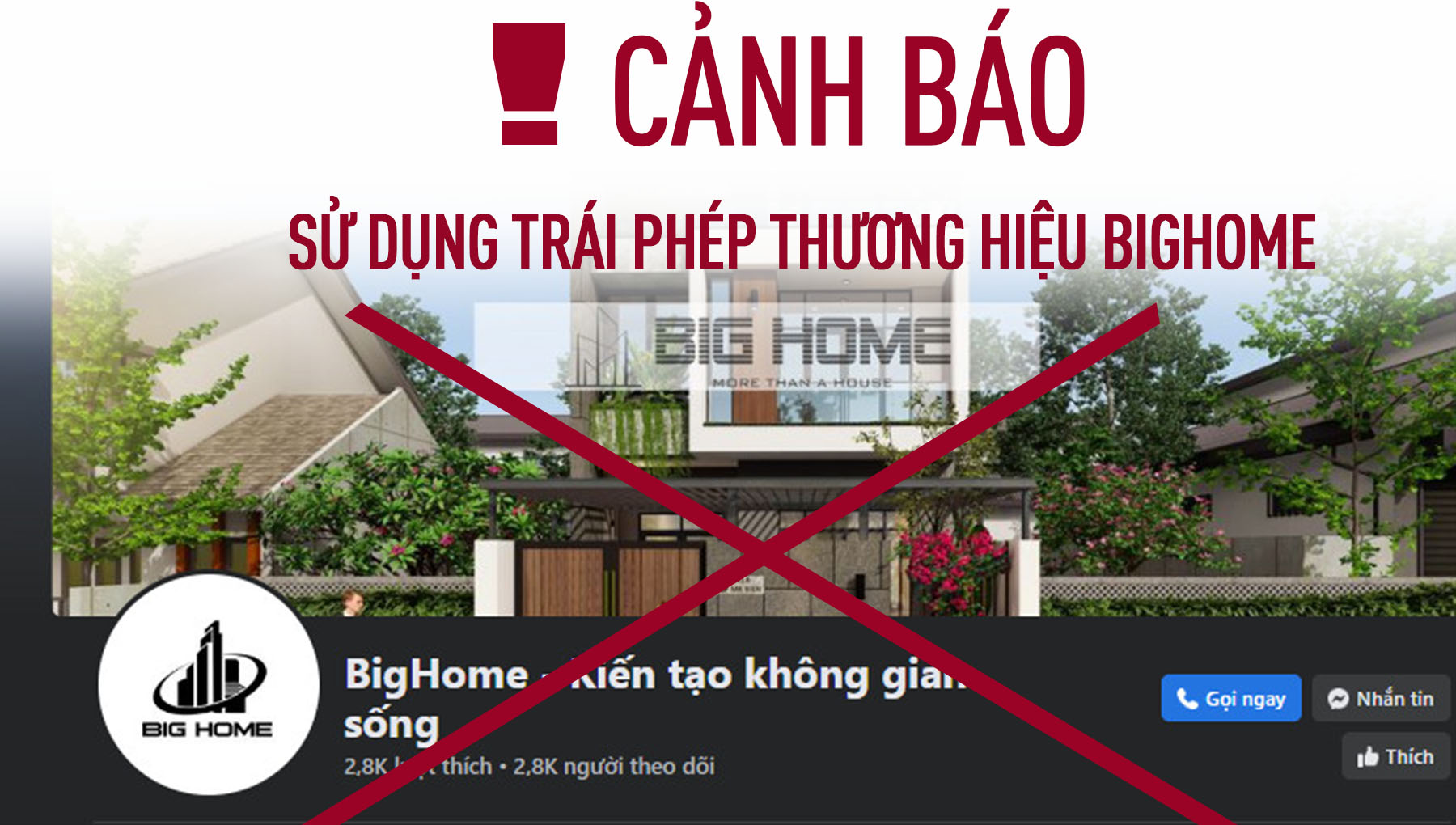 su dung trai phep thuong hieu BighomeCảnh báo: Tình trạng sử dụng trái phép thương hiệu Bighome