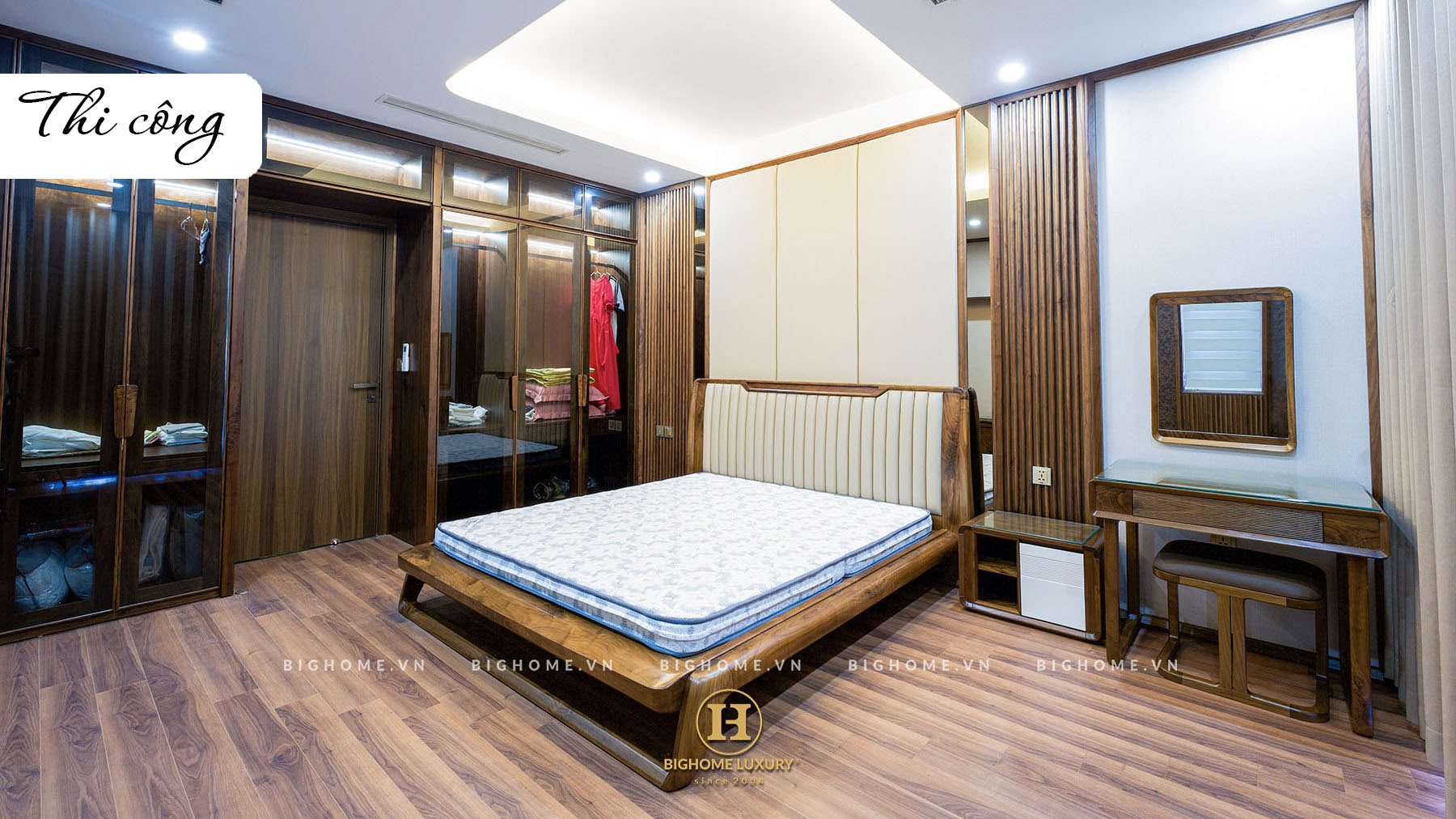 THI CÔNG NỘI THẤT BIỆT THỰ TỨ LẬP OCEAN PARK 2: Hoàn thiện đẹp hơn thiết kế 3D